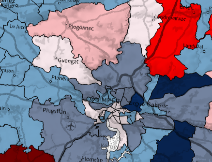 alain martineau spécialiste cad-sig : exemple cartographie choroplèthe.
Source : alain Martineau